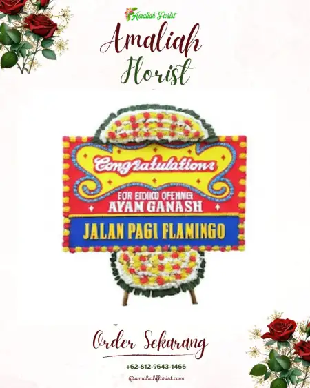Sewa Papan Bunga 1 Ilir